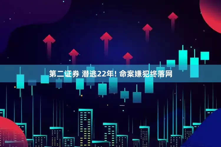 第二证券 潜逃22年! 命案嫌犯终落网